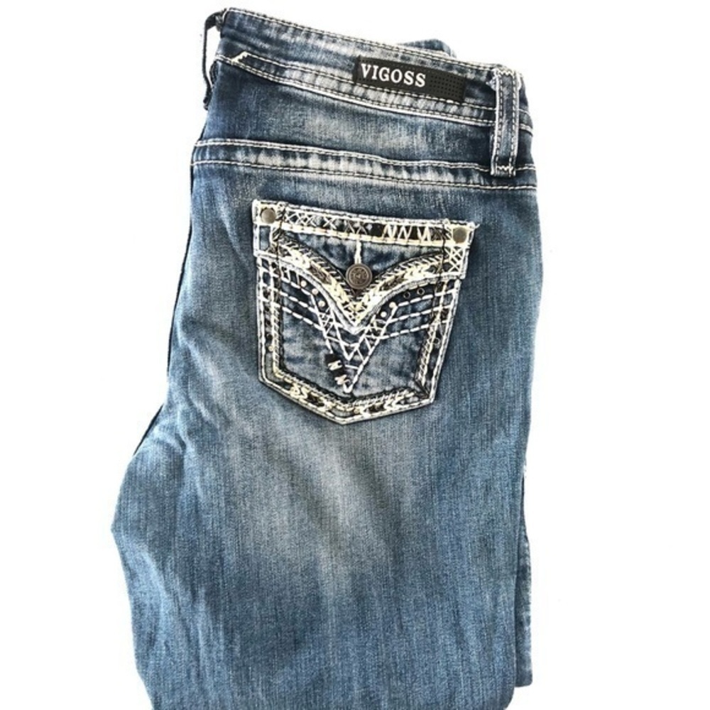 Vigoss Capri Women's Jeans Size W11/12 X L25 - Picture 2 of 7